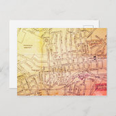 VAスタントンヴィンテージマップ ポストカード (正面/裏面)