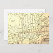 VAスタントンヴィンテージマップ ポストカード (正面/裏面)