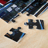 VA、2両の機関車で列車 ジグソーパズル (側面)