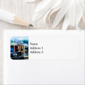 VA、2両の機関車で列車 ラベル (インサイチュ)