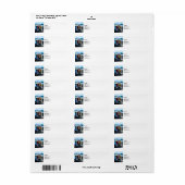 VA、2両の機関車で列車 ラベル (フルシート)