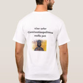 VA) be16aの正弦のurbeのConstantinopolitanaのnulla PAX Tシャツ (裏面)