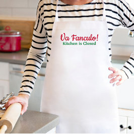 Va Fanculo KitchenがClosed おもしろい Jokeにイタリアンなる スタンダードエプロン