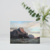 Vaagekallen Lofoten Norwayのエドバードスカリビュー ポストカード (スタンド正面)