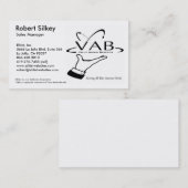 VAB -販売部長 名刺 (正面/裏面)