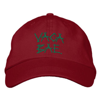 Vaca Bae Stone Age Script Trending Hat 刺繍入りキャップ