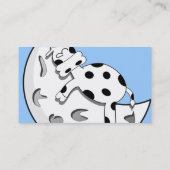 vaca_en_la_luna_Vector_クリップアート 名刺 (裏面)