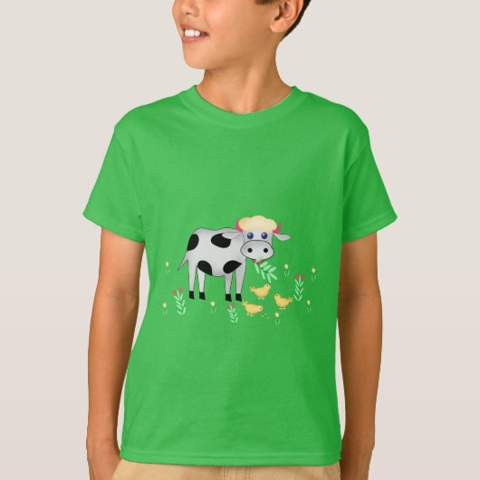 Vaca y pollitos tシャツ (正面)