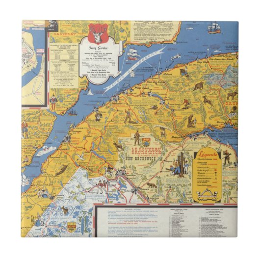 Vacanes、ケベック、Gaspesie (カナダ)の地図 タイル (正面)