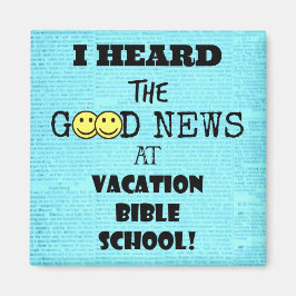 Vacation Bible School Magで良いニュースを聞いた マグネット