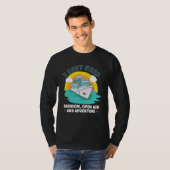 Vacation Boating Boat Captain Cruise Ship Cruising Tシャツ (正面フル)