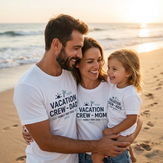 Vacation Crew Kids Shirt Matching Family Vacation  トドラーTシャツ