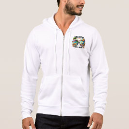 Vacation Feels Right Zip-Up Hoodie USA パーカ