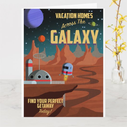 Vacation Homes カード (黄色い花)