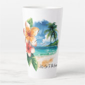 Vacation, Lets Go To The Beach  カフェラテマグ (正面)