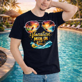 Vacation Mode On Feels Like Ocean Sunset Dark Tee Tシャツ