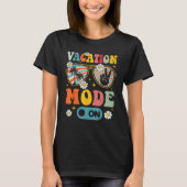 Vacation Mode On Summer  Beach Sunglasses Palm Tre Tシャツ (正面)