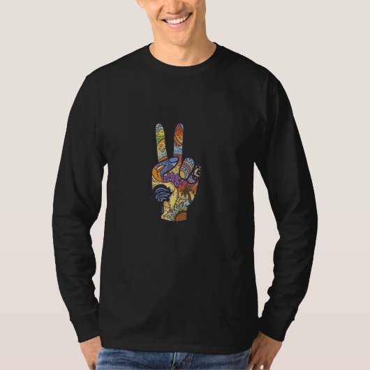 Vacation Peace Hand Tシャツ (正面)