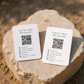 Vacation Rental Guest House Photo QR Code 名刺