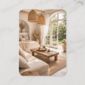 Vacation Rental Guest House Photo QR Code 名刺 (正面)