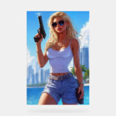 Vacation’s Over – Back from the Beach, Locked and  アクリルサイン (正面)