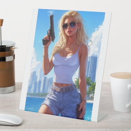 Vacation’s Over – Back from the Beach, Locked and 台座サイン (インサイチュ)