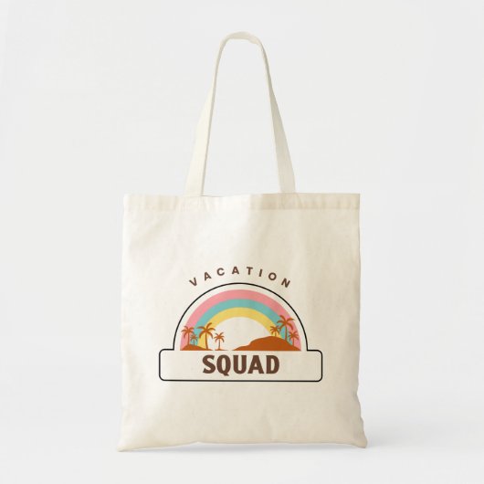 Vacation Squad Rainbow Tote Bag トートバッグ (正面)