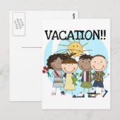 VACATION Tシャツ/ギフト ポストカード (正面/裏面)