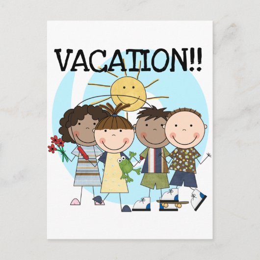 VACATION Tシャツ/ギフト ポストカード (正面)