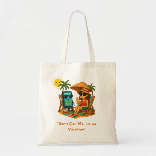 Vacation Time Tote Bag トートバッグ (正面)
