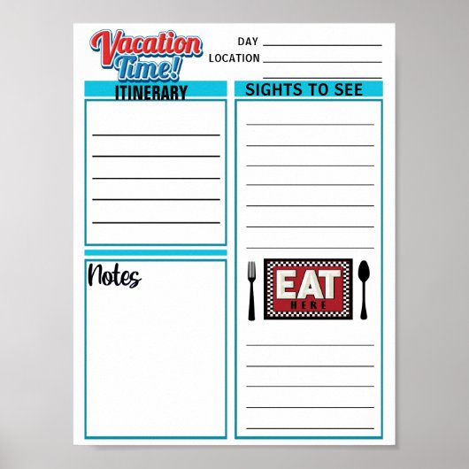 VACATION TRIPのインスタントダウンロード ポスター (正面)