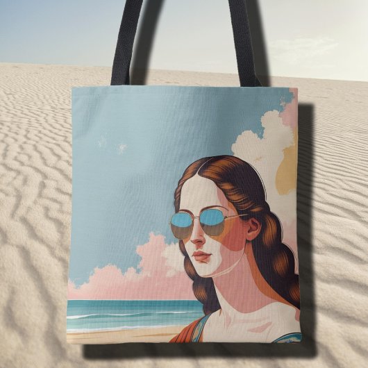 Vacation Vibes Mona Lisa Tote Bag トートバッグ