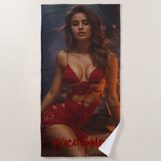 #VacationMode Beach Towel ビーチタオル (正面)