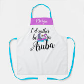 VacayおもしろいはむしろArubaバケーションエプロンにいる エプロン (正面)