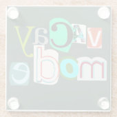 Vacayレトロモード ガラスコースター (裏面)