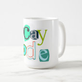 Vacayレトロモード コーヒーマグカップ (正面右)