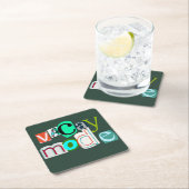 Vacayレトロモード スクエアペーパーコースター (インサイチュ)