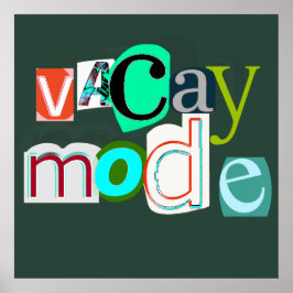Vacayレトロモード ポスター