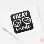 Vacay Mode II - 家族旅行 スクエアシール (封筒)