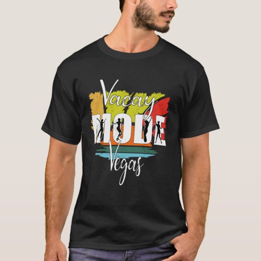 Vacay Mode Summer Beach Vacation  12 Tシャツ (正面)