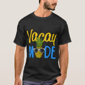 Vacay Mode | Tropical Pineapple Summer Vibes Tシャツ (正面)