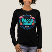 Vacay Squad 2025 – Tropical Girls’ Trip Tee トライブレンドＴシャツ (正面)