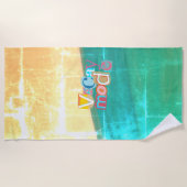Vacay Summer ビーチタオル (正面)