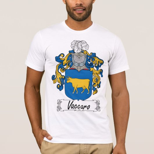Vaccaroの家紋 Tシャツ (正面)