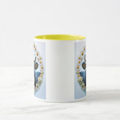 Vache avec une couronne de marguerites. マグカップ (中央)