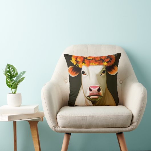 Vache fleurie クッション (椅子)