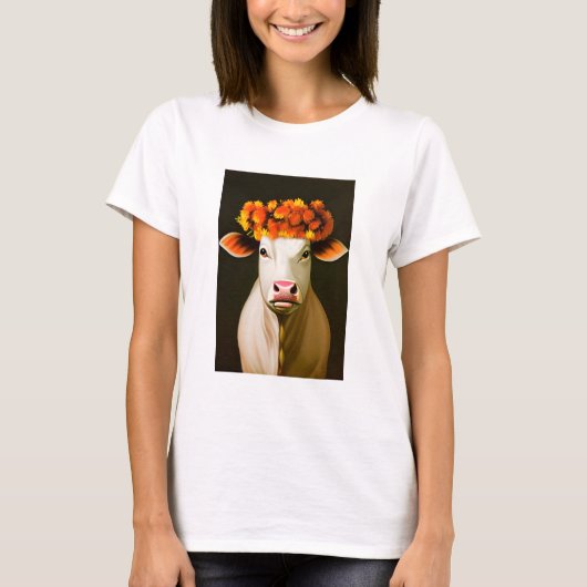 Vache fleurie tシャツ (正面)
