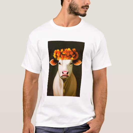 Vache fleurie tシャツ (正面)