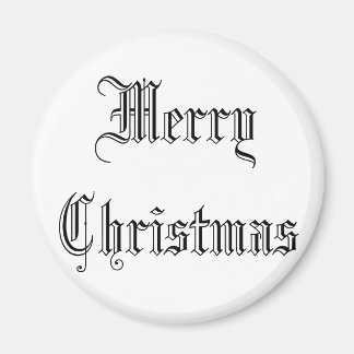 Vacker vit magnet " God Jul" マグネット