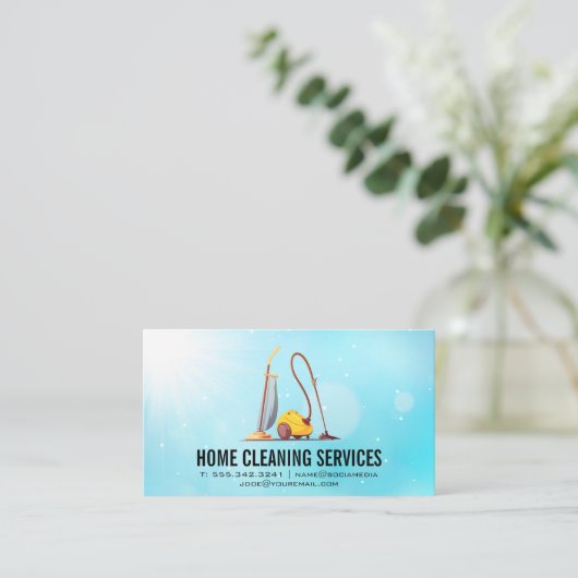 Vacuumsロゴ 名刺 (スタンド正面)